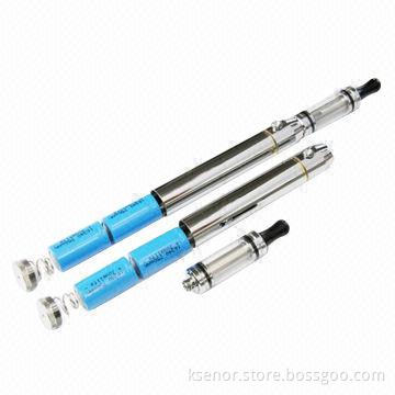 Green eGo-V6 Electronic Cigarettes with Transparent Atomizer, Measures 155 x 18mm
